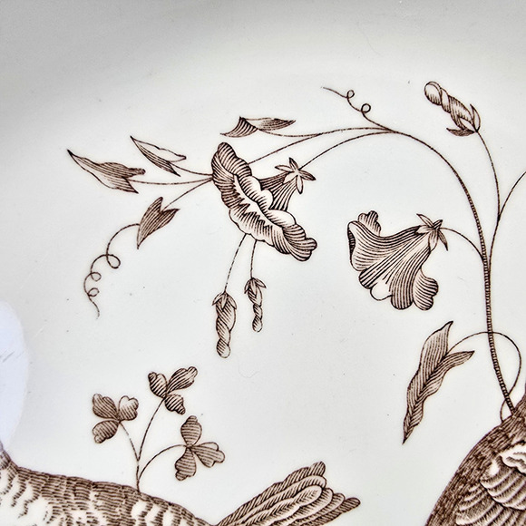 Vintage Wedgwood Williamsburg Aviary Soup Bowl 8" Birds England Commmemorative - Picture 6 of 10